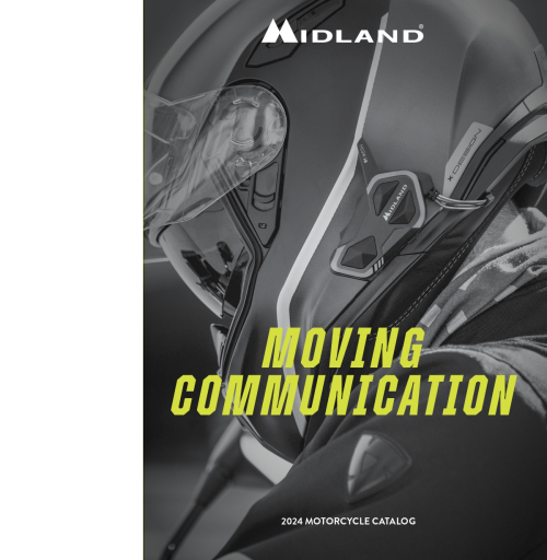 Midland catalogue of motorbike intercoms 2024